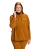 Ulla Popken Shirtjacke in goldbraun