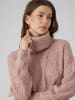 Vero Moda Strickpullover in Woodrose