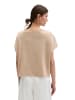 Marc O'Polo Ärmelloser Feinstrick-Pullover loose in Sandpaper