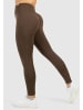 SMILODOX Leggings Layne in Braun
