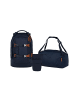 Satch Schulrucksack-Set PACK "Nordic Blue" 3-teilig in Blau