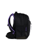 Satch Schulrucksack-Set MATCH "Purple Phantom" 2-teilig in Schwarz