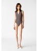 Les Lunes Bodysuit Josy in dark taupe