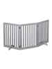 relaxdays Absperrgitter in Grau - (B)154 x (H)70 cm