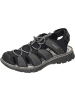 rieker Slipper in schwarz/schwarz/schwarz