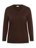 KAFFE curve Strickpullover KCharia Loose fit in Coffee Bean