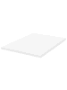 Beliani Topper CALM in Weiß - (W) 140 x (H) 6 x (L) 200 cm