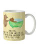 Mr. & Mrs. Panda Becher Oma Baden mit Spruch in Gelb Pastell