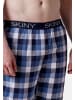 Skiny Pyjamahose in blau