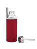 Butlers Trinkflasche mit Tasche 500ml SMOOTHIE in Rot