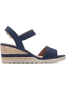 S. Oliver Plateau-Sandaletten in Navy