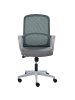 Beliani Professioneller Bürostuhl SENTA in Grau/Blau - (W) 61 x (H) 97 x (L) 65 cm