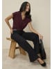 Tamaris Kurzarmshirt in bordeaux