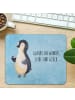 Mr. & Mrs. Panda Maus-Pad Pinguin Marienkäfer mit Spruch in Eisblau