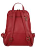 Samantha Look Rucksack echt Leder in rot