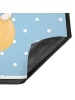 Mr. & Mrs. Panda Schmutzmatte Fuchs Mama ohne Spruch in Blau Pastell