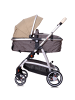 Lalalux Kinderwagen " Babyboomer " in beige/dunkelgrau