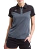 erima Damen Squad Poloshirt in schwarz/slate grey