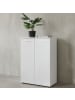 KADIMA DESIGN Kommode Flurschrank | Weiß Matt, 71x104x35cm, 2 Türen