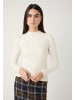 More & More schmaler, softer Basic-Pullover in off white