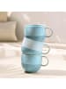 like. by Villeroy & Boch 6er Set Henkelbecher Perlemor Aqua in 290 ml in blau