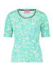 Betty Barclay Basic Shirt mit Rippenstruktur in Green/Blue