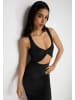 LSCN BY LASCANA Midikleid in schwarz