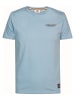 Petrol Industries Sommerliches T-Shirt in Blau