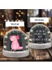 Mr. & Mrs. Panda Schneekugel Axolotl Niedlich mit Spruch in Kreidetafel
