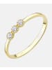 Vanlere Trilogie-Ring aus 375 Gelbgold mit Zirkonia