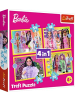 Trefl Spiel - 4 in 1 Puzzle - Barbie