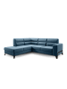 MF Design Cassada Recamiere Links in Blau -  (L) 237 x (B) 277 x (H) 100 cm