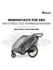 Hauck 3in1 Fahrradanhänger Sparset Bike N Walk in green