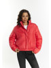 myMo Damen Leicht Wattierte Blousonjacke in Rot