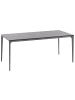 Beliani Konferenztisch SOVARETO in Grau - (W) 90 x (H) 75 x (L) 180 cm