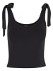 Urban Classics Urban Classics Ladies Tied Basic Jersey Top 2-Pack in black/black