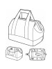 Reisenthel travelling allrounder L - Reisetasche 48 cm (smiley grey) in dots