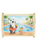 Mr. & Mrs. Panda Deko Tablett Panda Schwimmbad Pommes Design ohn... in Weiß