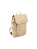 Prato S816-G LM Joyce City Rucksack genarbtes PU in dark beige