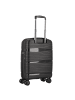 D&N Travel Line 4300 4 Rollen Kabinentrolley S 55 cm in schwarz