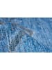 Kayoom Kurzflor Teppich Antique 325 in blau - rechteckig