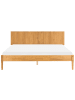 Beliani Doppelbett AMBAZAC in Braun - (W) 188 x (H) 90 x (L) 211 cm