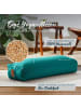 Lumaland #DoYourYoga Yoga-Bolster Paravati - gefüllt mit Dinkelspelz - 67x22x13cm - Dunk