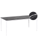 Beliani Esstisch SOVARETO in Schwarz/Weiß - (W) 90 x (H) 75 x (L) 180 cm