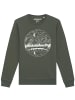 wat? Apparel Sweatshirt Mountains by night in Khaki