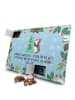 Mr. & Mrs. Panda Adventskalender Pinguin Weihnachtsbaum mit Spruch in Eisblau