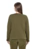 Ulla Popken Sweatjacke in oliv