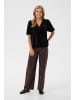 Kaffe Kurzarm-Bluse KAelva Regular fit in Black Deep