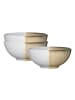 Ritzenhoff & Breker 3er Set Poke Bowlschalen Tonala in ø 17,5 cm in Beige