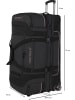 normani Reisetrolley 120-150 L mit Kleidertaschen in Schwarz/Rosa